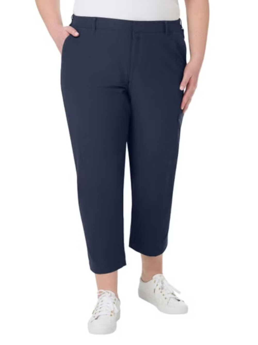 Kirkland Signature Women's Travel Ankle Pant, Navy - Picture 3 of 12